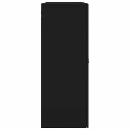 Wandschrank Schwarz 69,5x34x90 cm