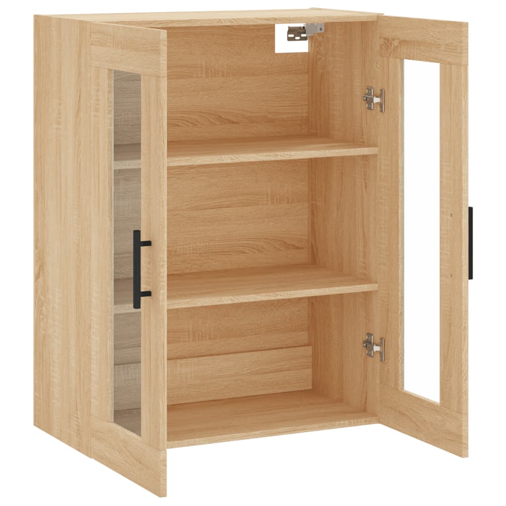 Wandschrank Sonoma-Eiche 69,5x34x90 cm