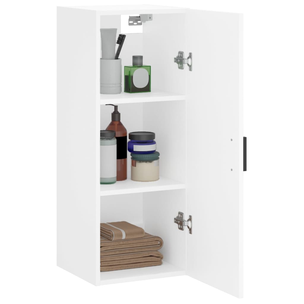 Wandschrank Weiß 34,5x34x90 cm