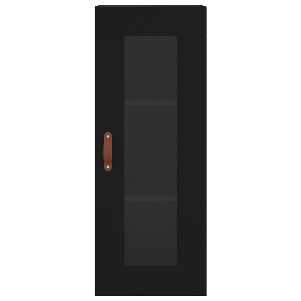 Wandschrank Schwarz 34,5x34x90 cm