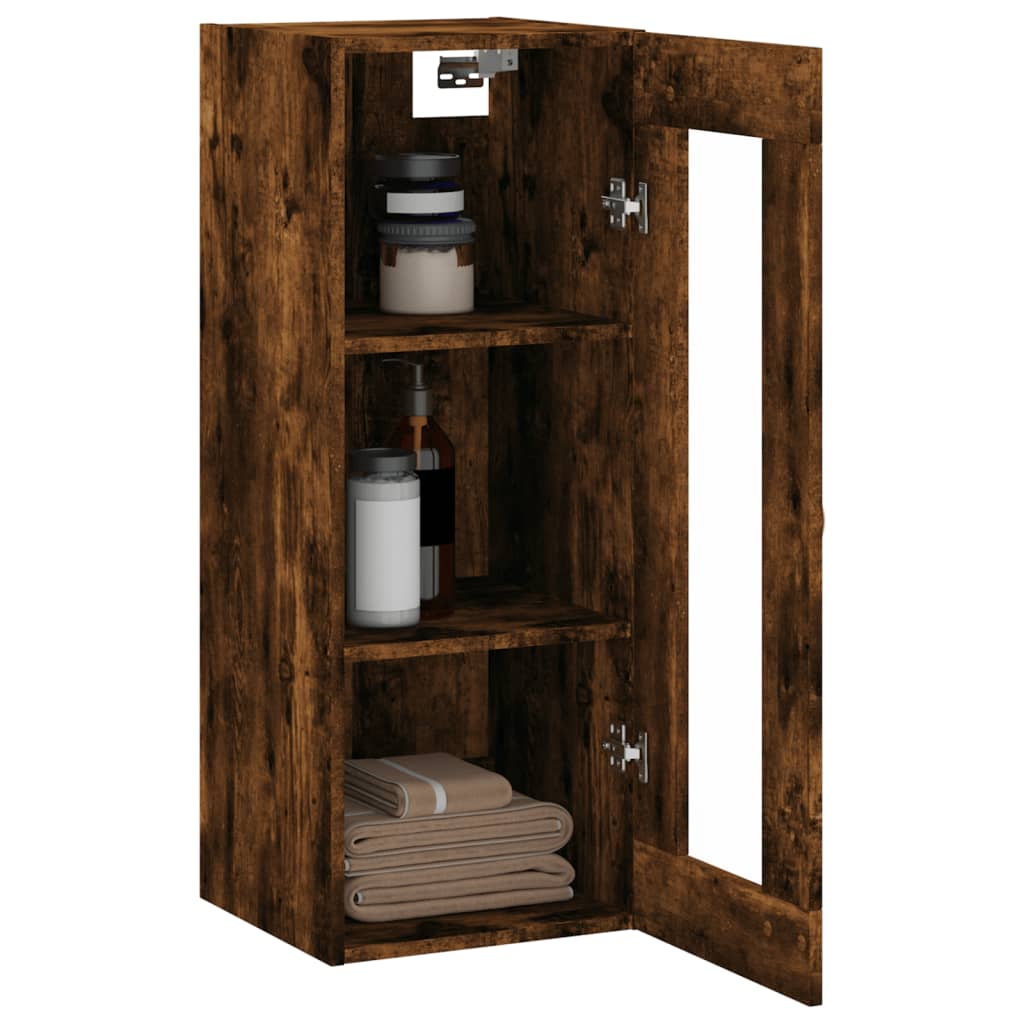 Wandschrank Räuchereiche 34,5x34x90 cm