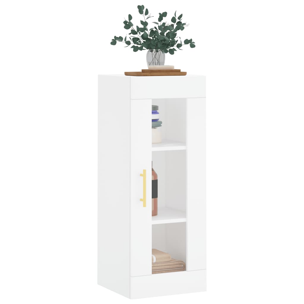 Wandschrank Weiß 34,5x34x90 cm