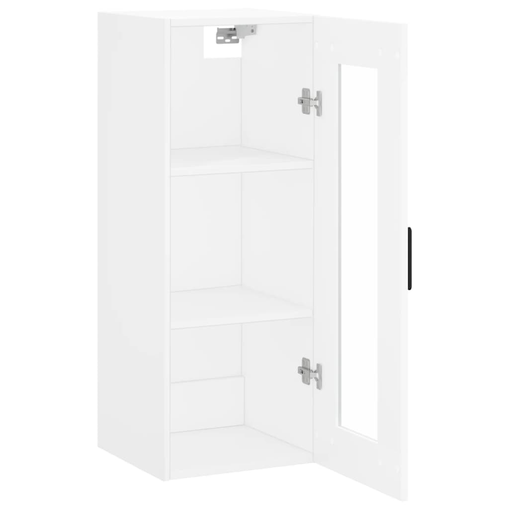 Wandschrank Weiß 34,5x34x90 cm