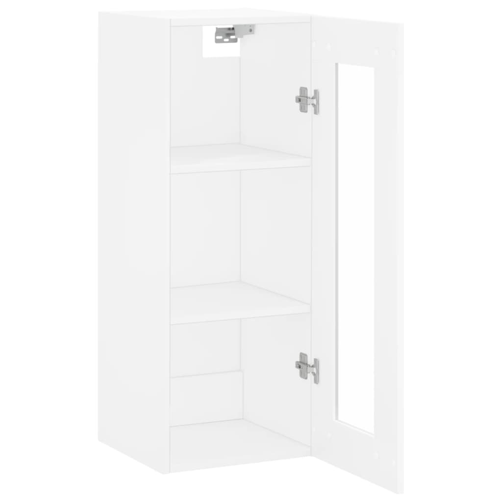 Wandschrank Weiß 34,5x34x90 cm