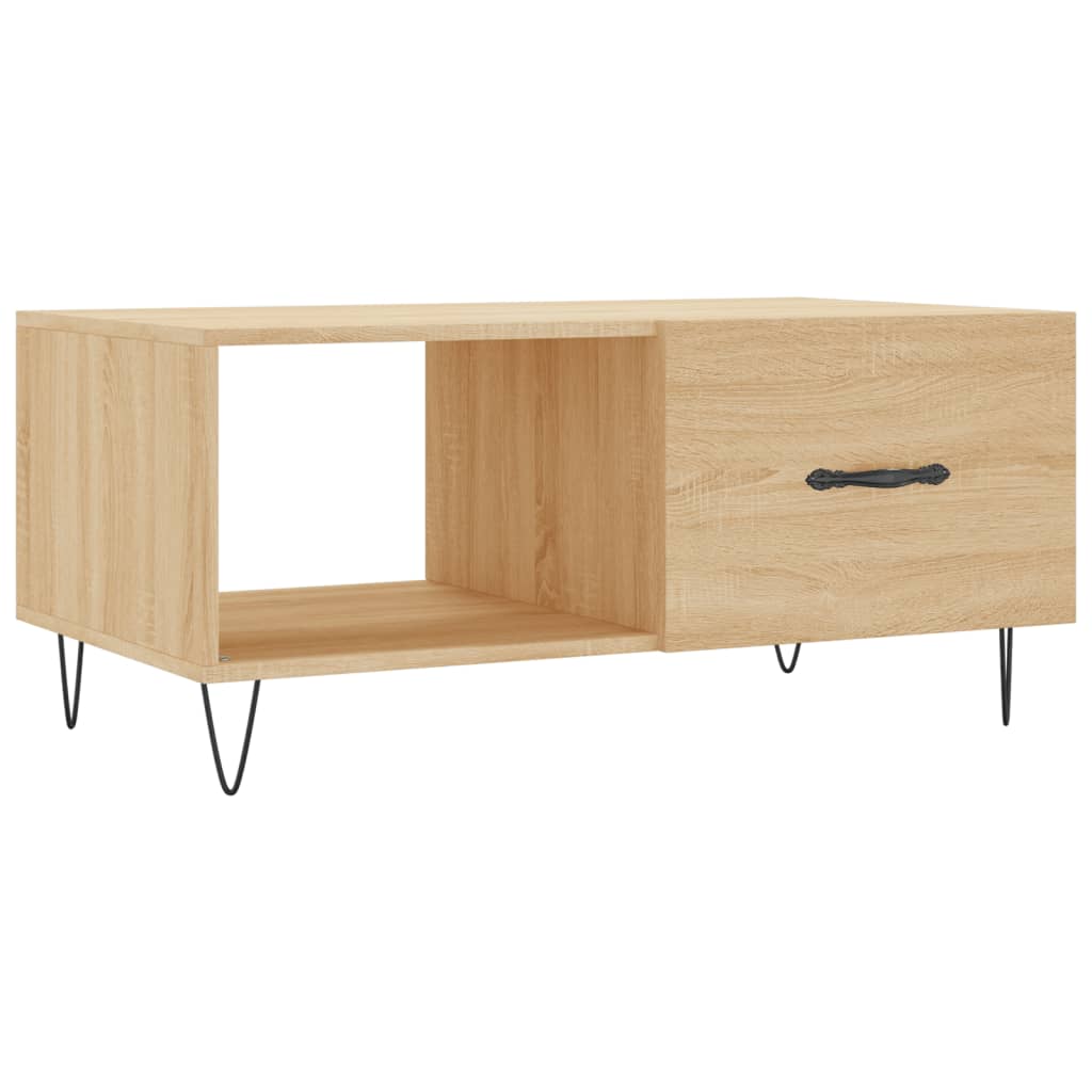 Table basse chêne Sonoma 90x50x40 cm en bois