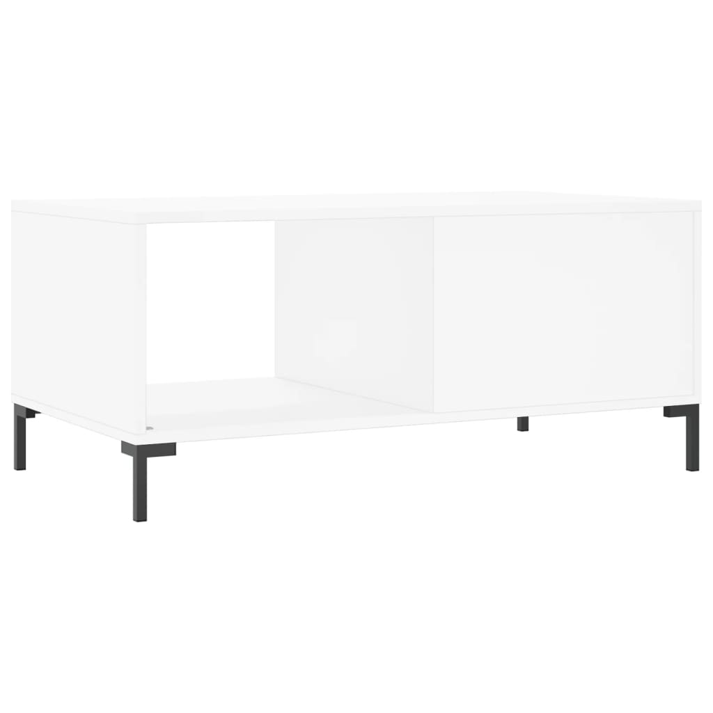 Coffee Table White 90x50x40 cm Wood Material