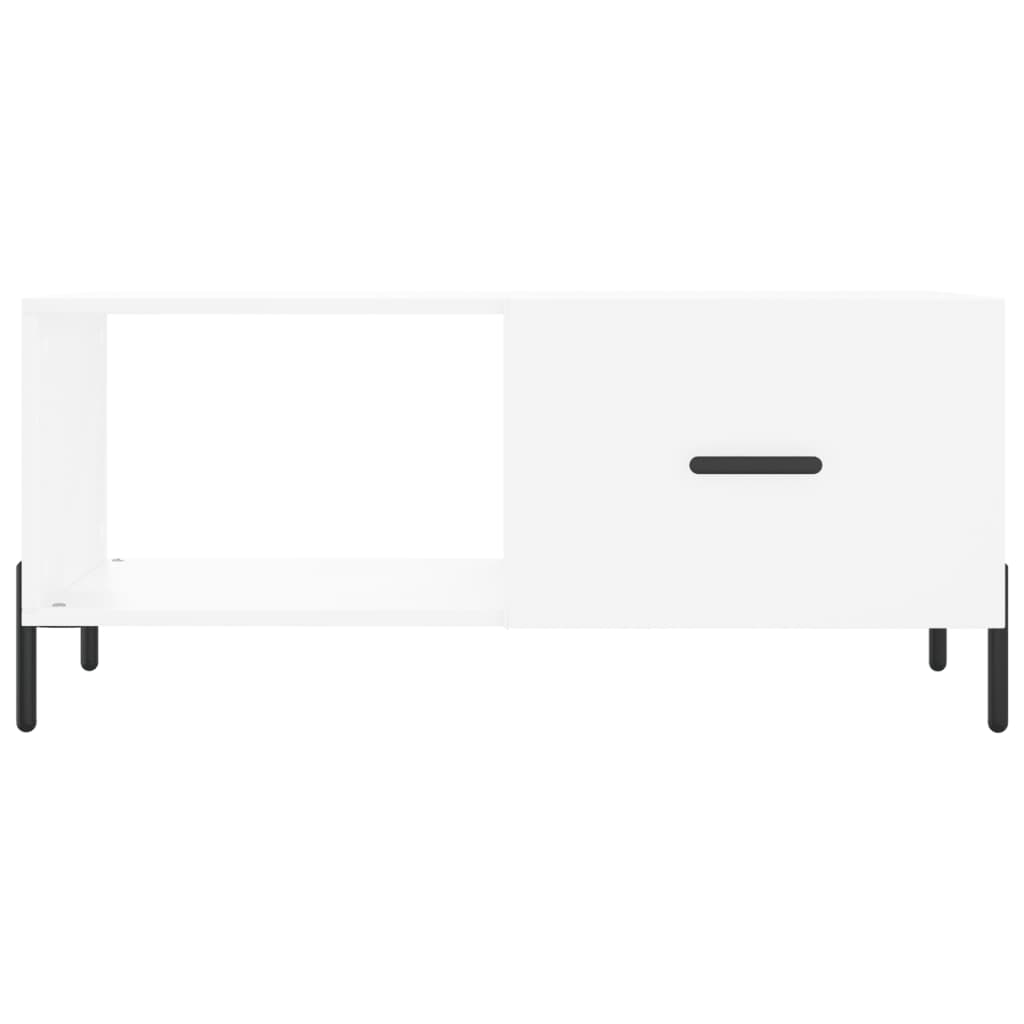 Coffee Table White 90x50x40 cm Wood Material