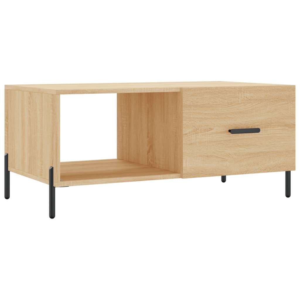 Table basse chêne Sonoma 90x50x40 cm en bois