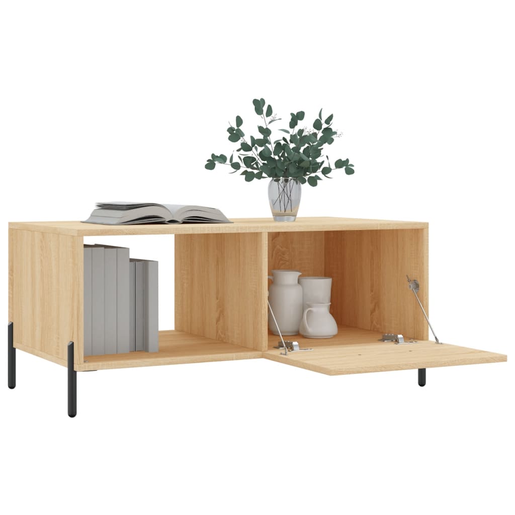 Table basse chêne Sonoma 90x50x40 cm en bois