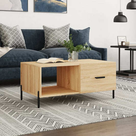 Coffee table Sonoma oak 90x50x40 cm wood material