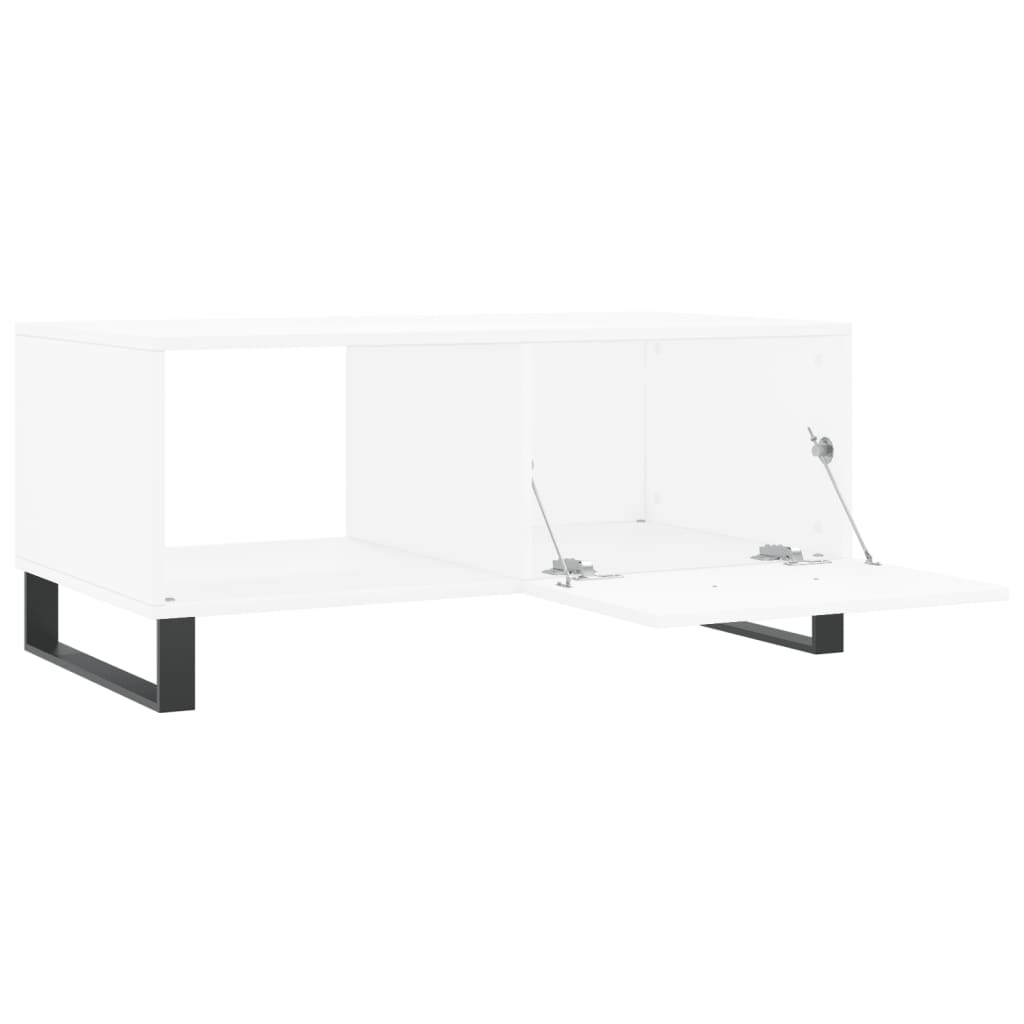 Coffee Table White 90x50x40 cm Wood Material