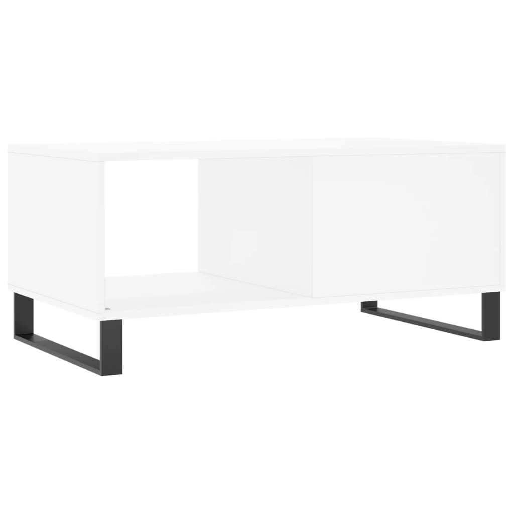 Coffee Table White 90x50x40 cm Wood Material