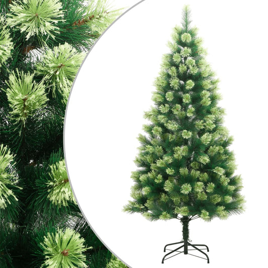 Sapin de Noël artificiel pliable avec support 210 cm