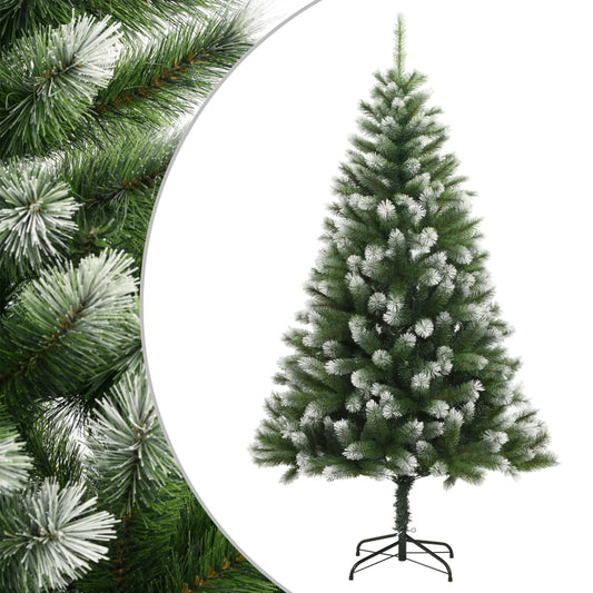 Sapin de Noël artificiel pliable avec neige 240 cm