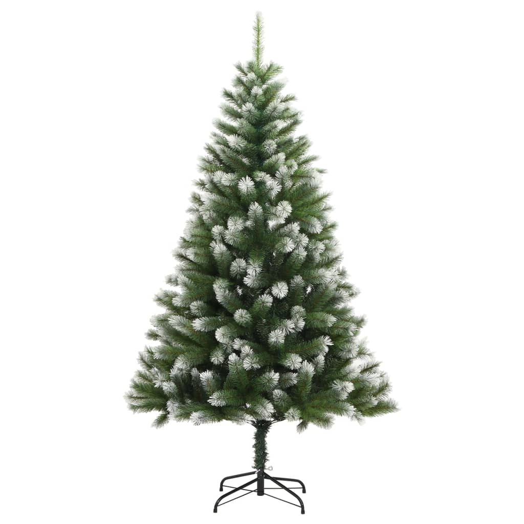 Sapin de Noël artificiel pliable avec neige 240 cm