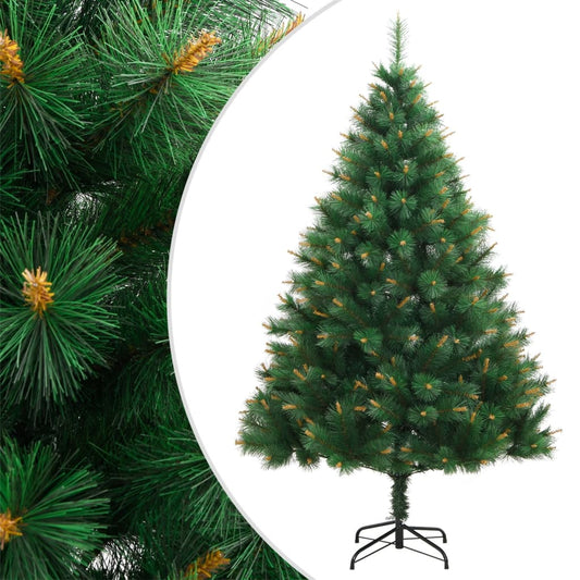 Sapin de Noël artificiel pliable avec support 180 cm