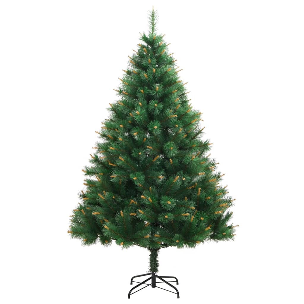 Sapin de Noël artificiel pliable avec support 180 cm