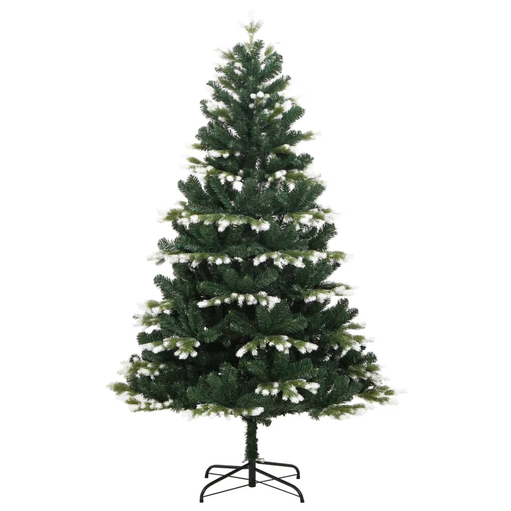 Sapin de Noël artificiel pliable avec neige 240 cm