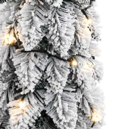 Künstlicher Weihnachtsbaum Beleuchtung & Schnee 30 LEDs 60 cm