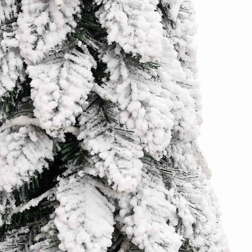 Künstlicher Weihnachtsbaum Beleuchtung & Schnee 80 LEDs 150 cm