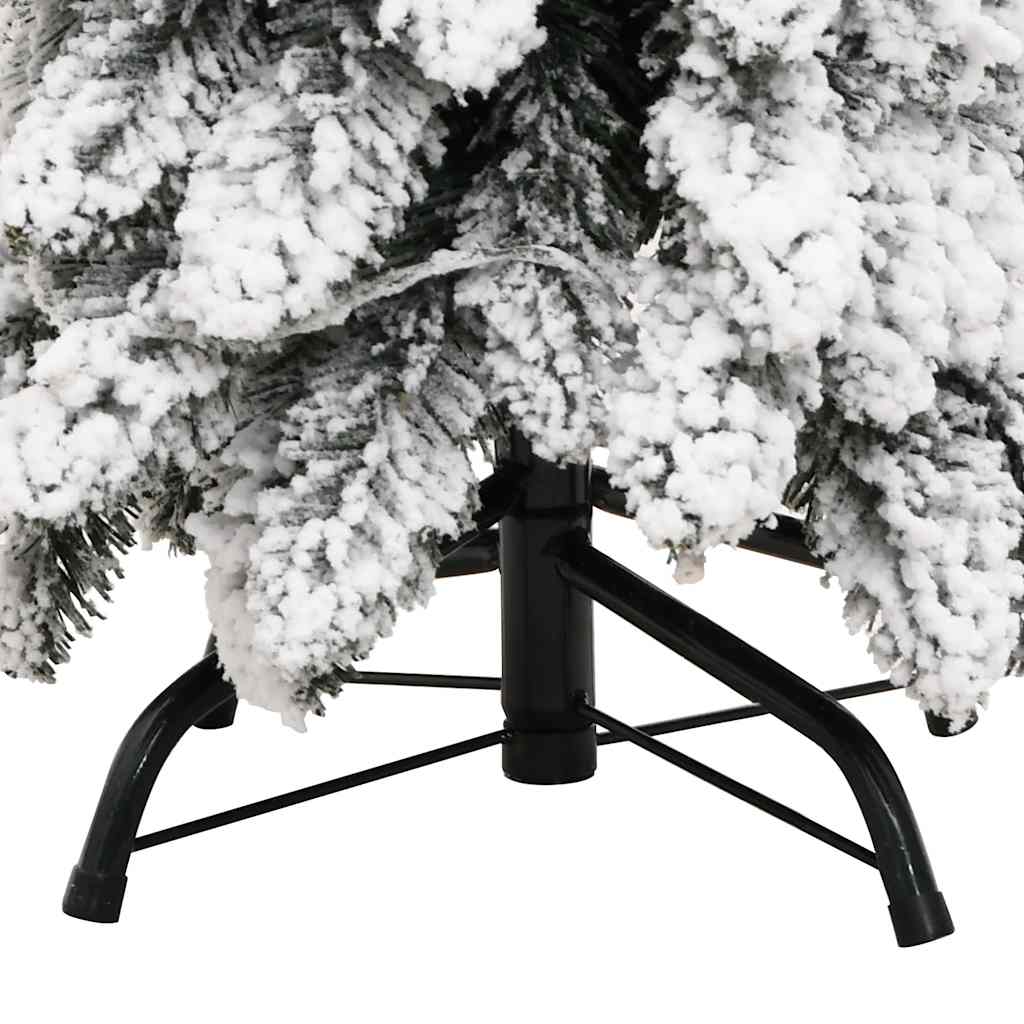 Künstlicher Weihnachtsbaum Beleuchtung & Schnee 80 LEDs 150 cm