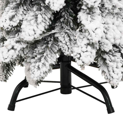 Künstlicher Weihnachtsbaum Beleuchtung & Schnee 80 LEDs 150 cm