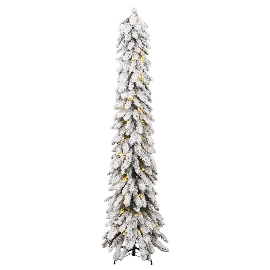 Künstlicher Weihnachtsbaum Beleuchtung & Schnee 130 LEDs 210 cm