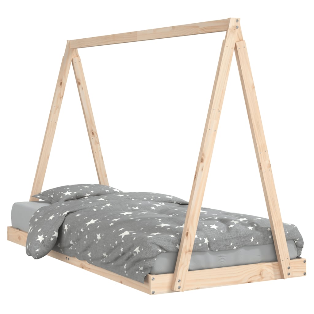 Lit enfant 90x190 cm en pin massif