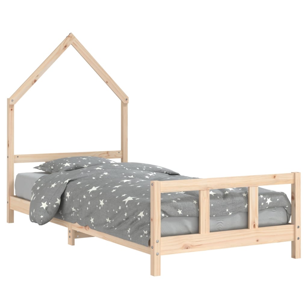 Lit enfant 90x190 cm en pin massif