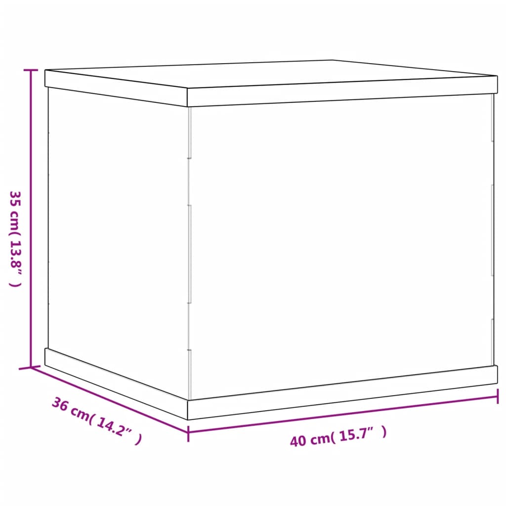 Displaybox Transparent 40x36x35 cm Acryl