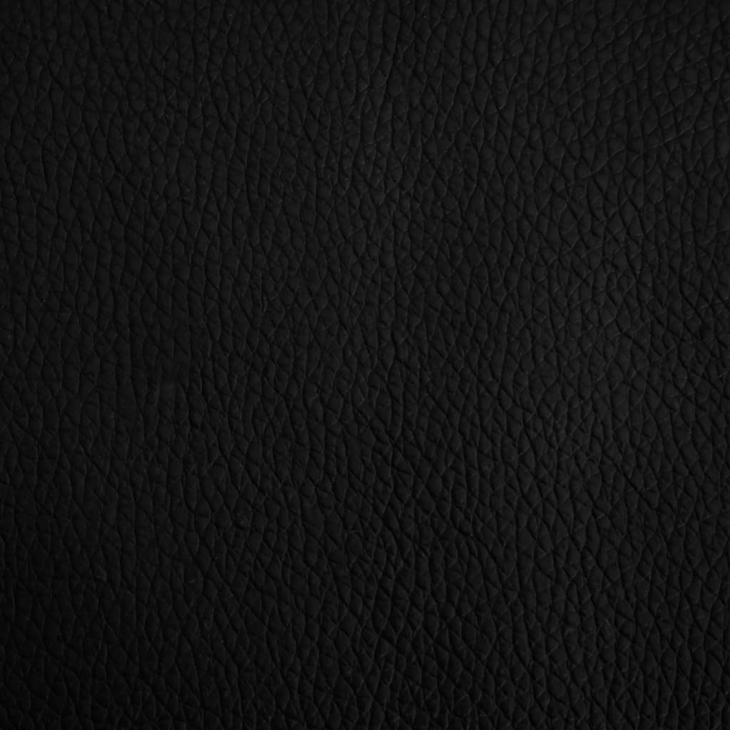 Canapé enfant noir 70x45x30 cm simili cuir