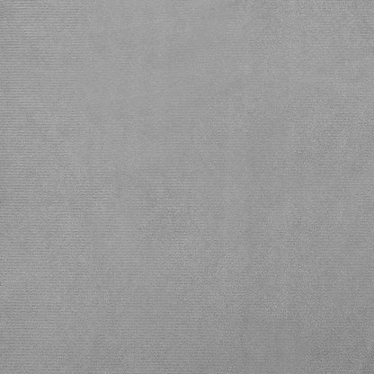 Kindersofa Hellgrau 70x40x24 cm Samt