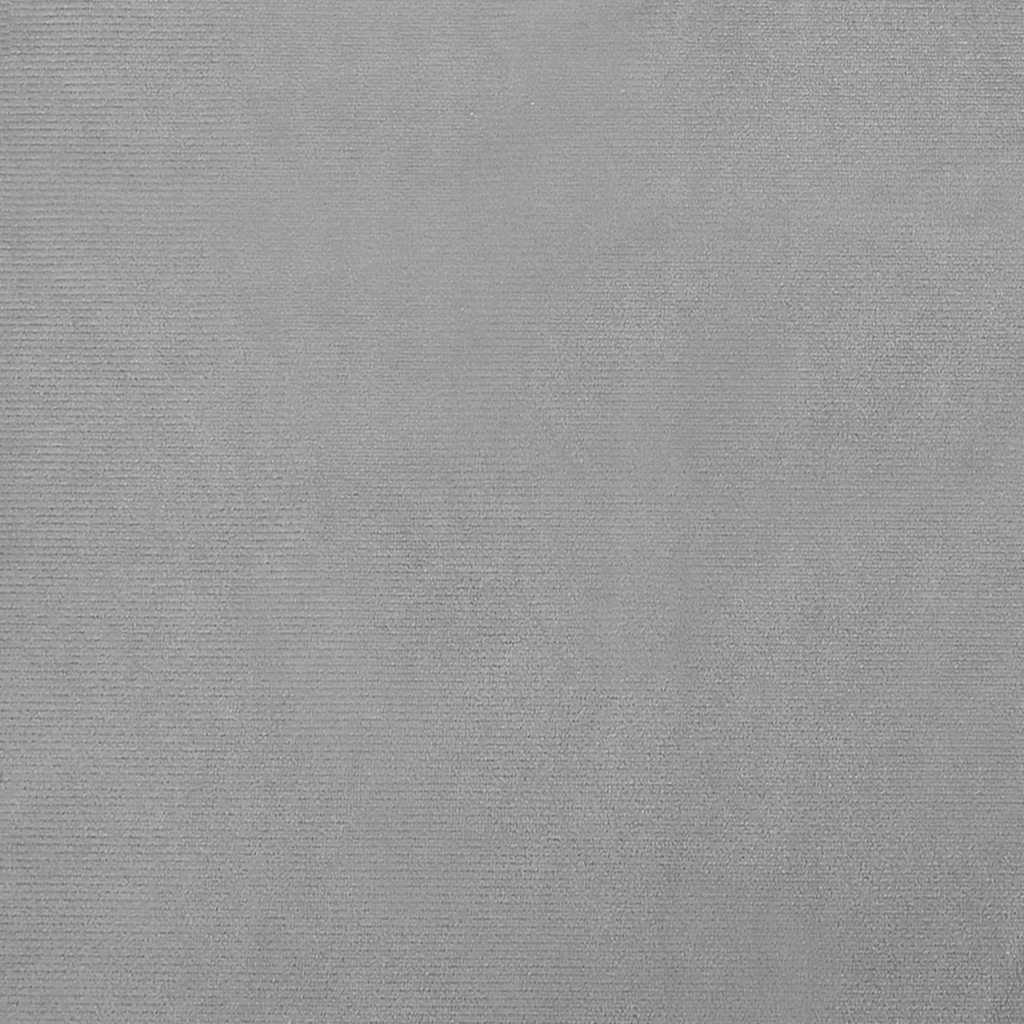 Kindersofa Hellgrau 70x45x33 cm Samt