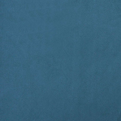 Kindersofa Blau 100x50x26 cm Samt