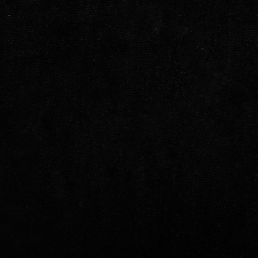 Children's sofa black 100x50x26 cm velvet