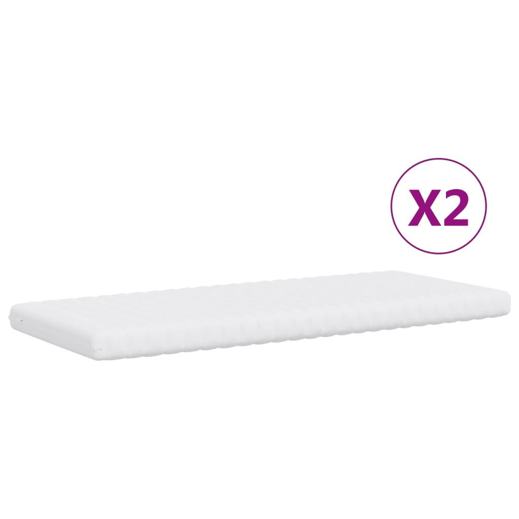 Daybed extendable with mattress light grey 90x190 cm velvet