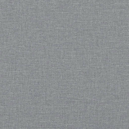 Tagesbett mit Matratze Hellgrau 90x190 cm Stoff