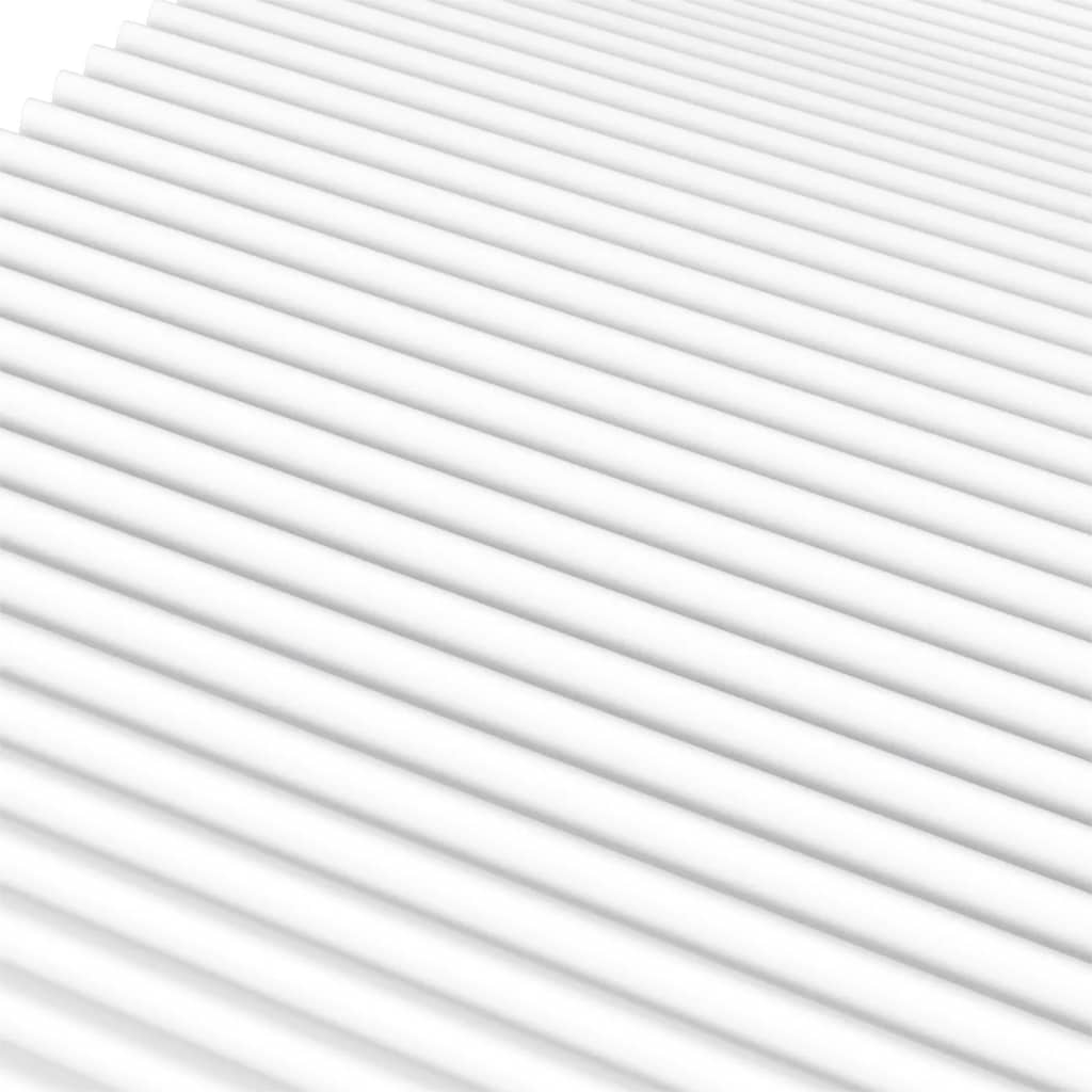 Daybed with mattress cream 100x200 cm fabric