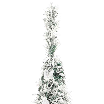 Pop-Up-Weihnachtsbaum Künstlich Beschneit 100 LEDs 150 cm