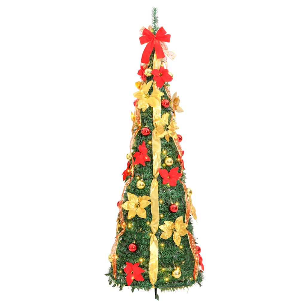 Pop-Up-Weihnachtsbaum Künstlich 150 LEDs Grün 180 cm
