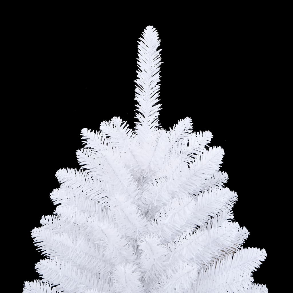 Künstlicher Weihnachtsbaum Klappbar mit Ständer Weiß 150 cm