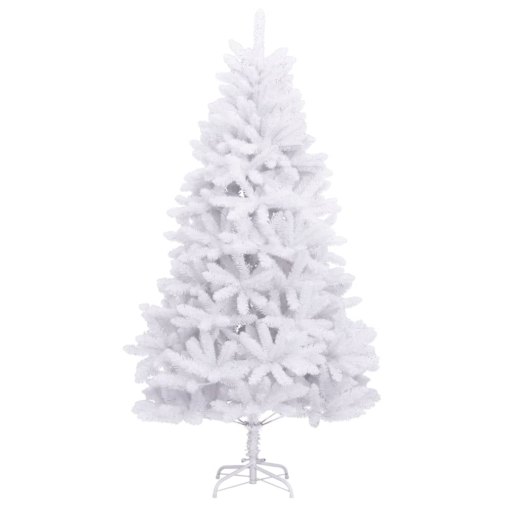 Künstlicher Weihnachtsbaum Klappbar mit Ständer Weiß 270 cm