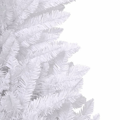 Künstlicher Weihnachtsbaum Klappbar mit Ständer Weiß 270 cm