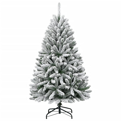 Künstlicher Weihnachtsbaum Klappbar Beschneit 150 cm