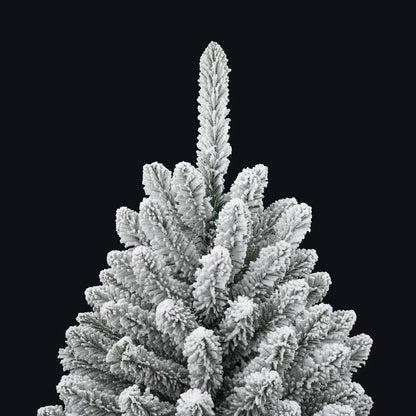Künstlicher Weihnachtsbaum Klappbar Beschneit 150 cm