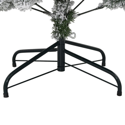 Künstlicher Weihnachtsbaum Klappbar Beschneit 150 cm