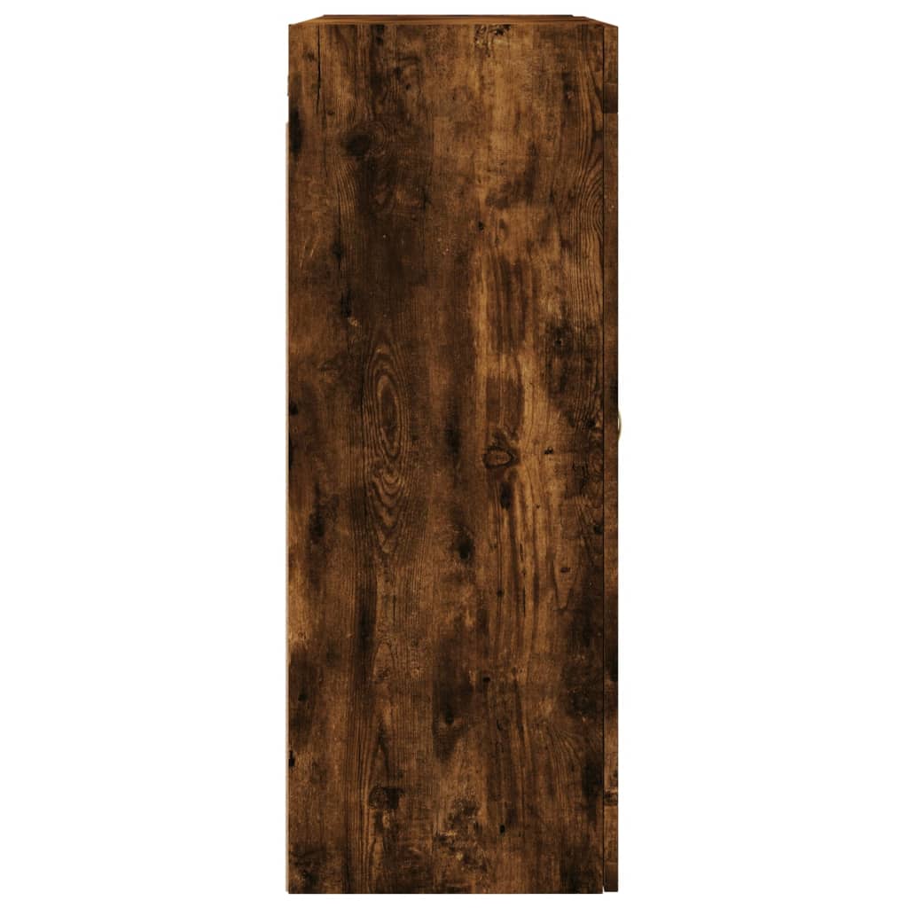 Wandschränke 2 Stk. Räuchereiche Holzwerkstoff