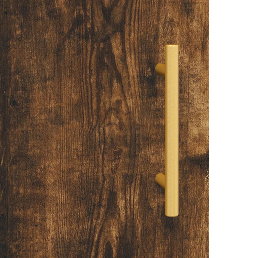 Wandschränke 2 Stk. Räuchereiche Holzwerkstoff
