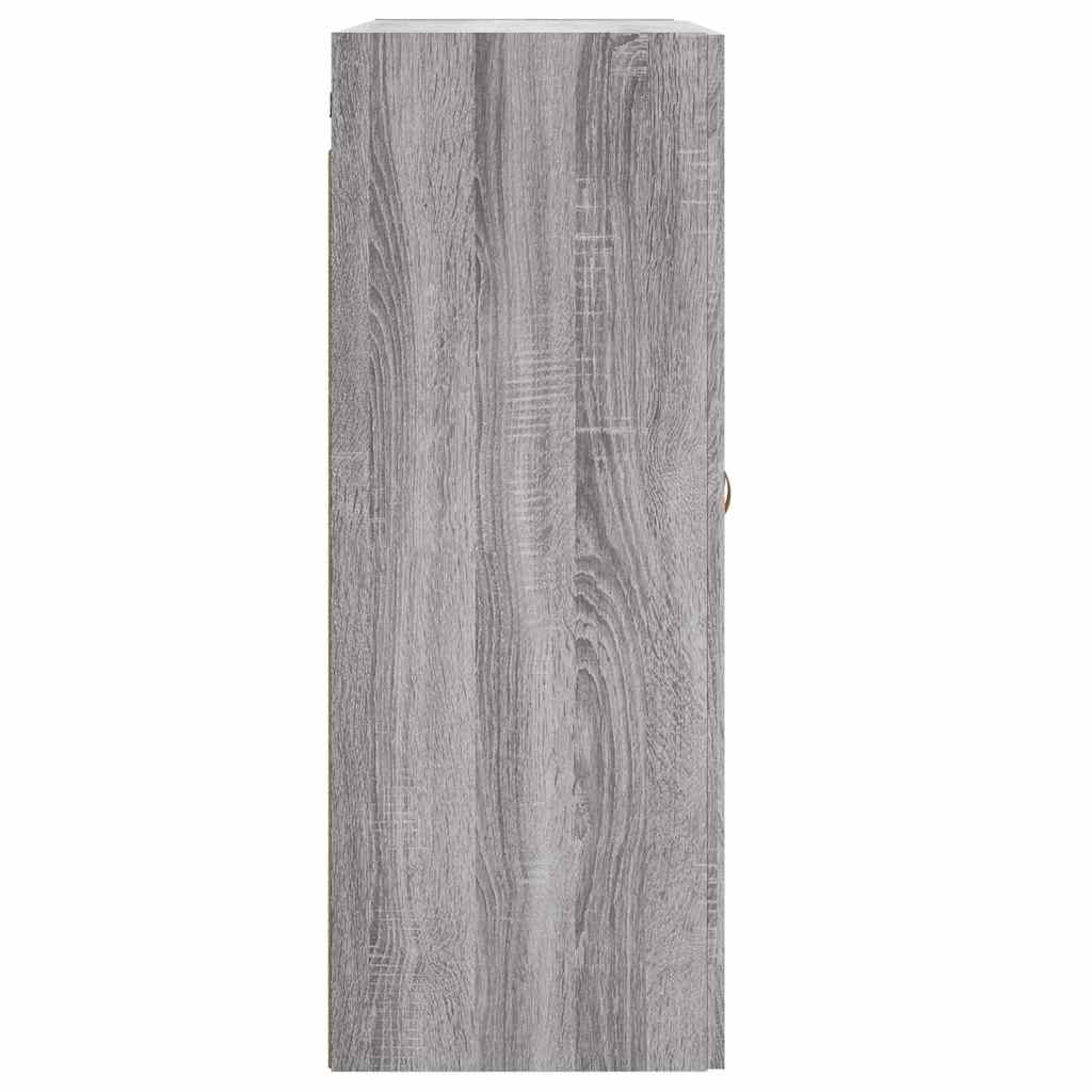 Wandschränke 2 Stk. Grau Sonoma Holzwerkstoff