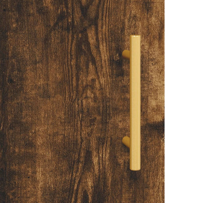 Wandschränke 2 Stk. Räuchereiche Holzwerkstoff